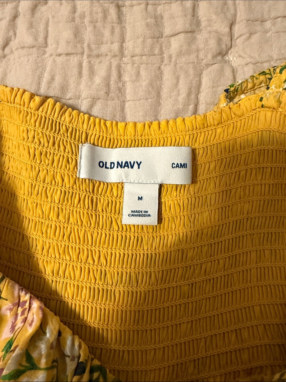 Yellow floral sundress size medium - Picture 7 of 7